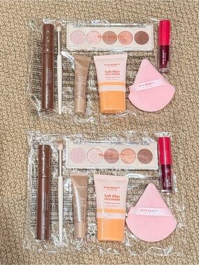 Ulta Beauty Eyeshadow & Primer Duo Set - Pink & Brown